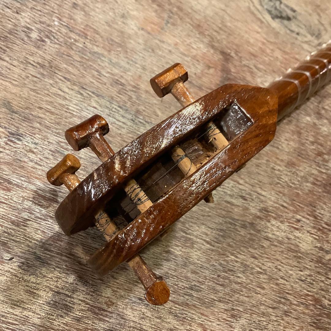 希少!! ウイグル民族楽器 ラワープ 皮 革 5弦ラワープ ラバーブ