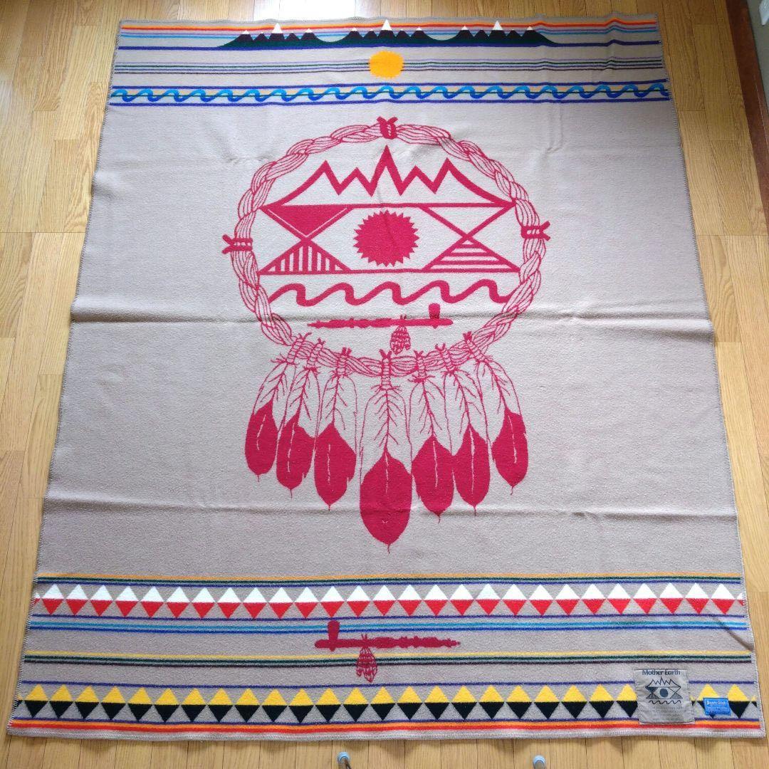 【残り1点！】ペンドルトン マザーアース ウール ブランケット 90's 寒い日にお気に入りのブランケットに包まれながら、温かいコーヒーを