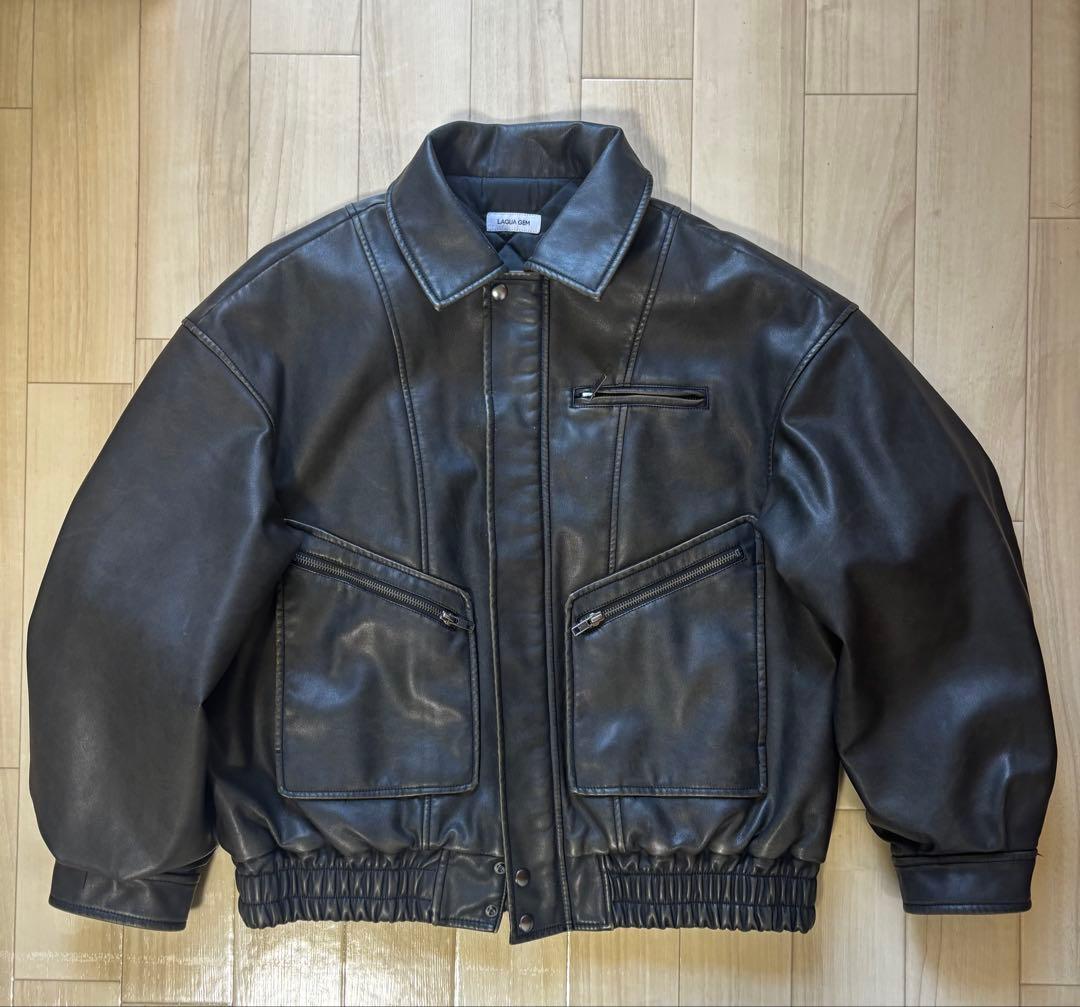 LAGUA GEM SCRATCH VINTAGE ブルゾン - メルカリ