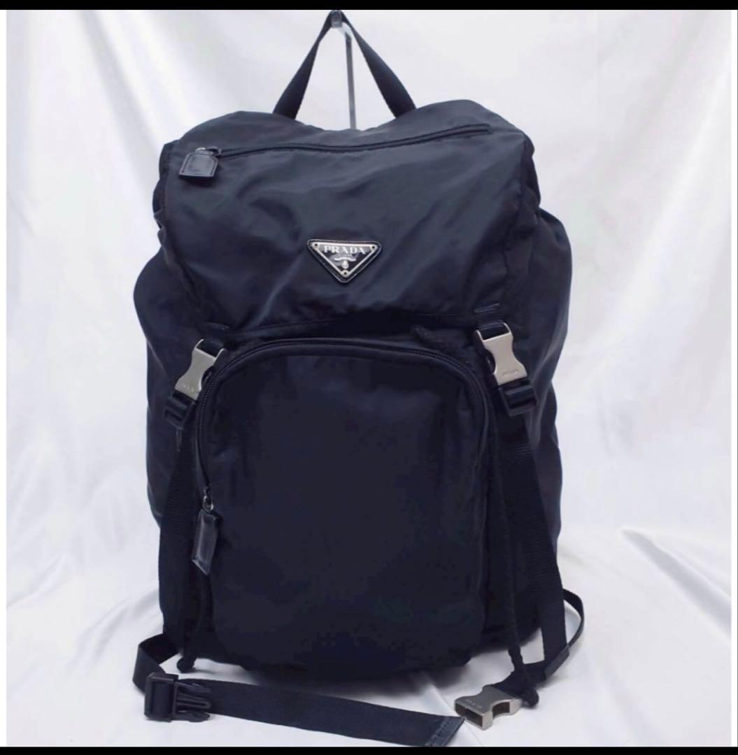 美品 PRADA プラダ リュック バックパック 三角ロゴ 楽天市場】プラダ PRADA 三角ロゴ リュックサック バックパック