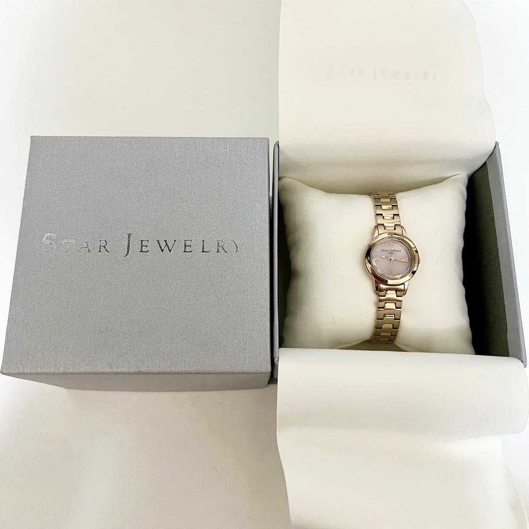 スタージュエリー ゴールド 腕時計 ウォッチ エコソーラー