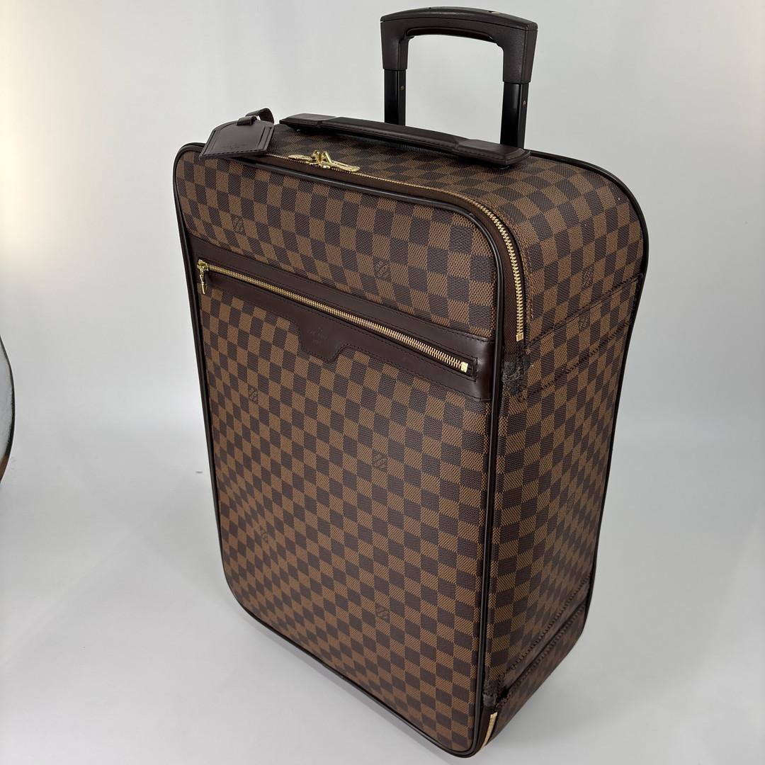 極美品 ルイヴィトン□ダミエ ペガス 55 N23294 レザー スーツケース