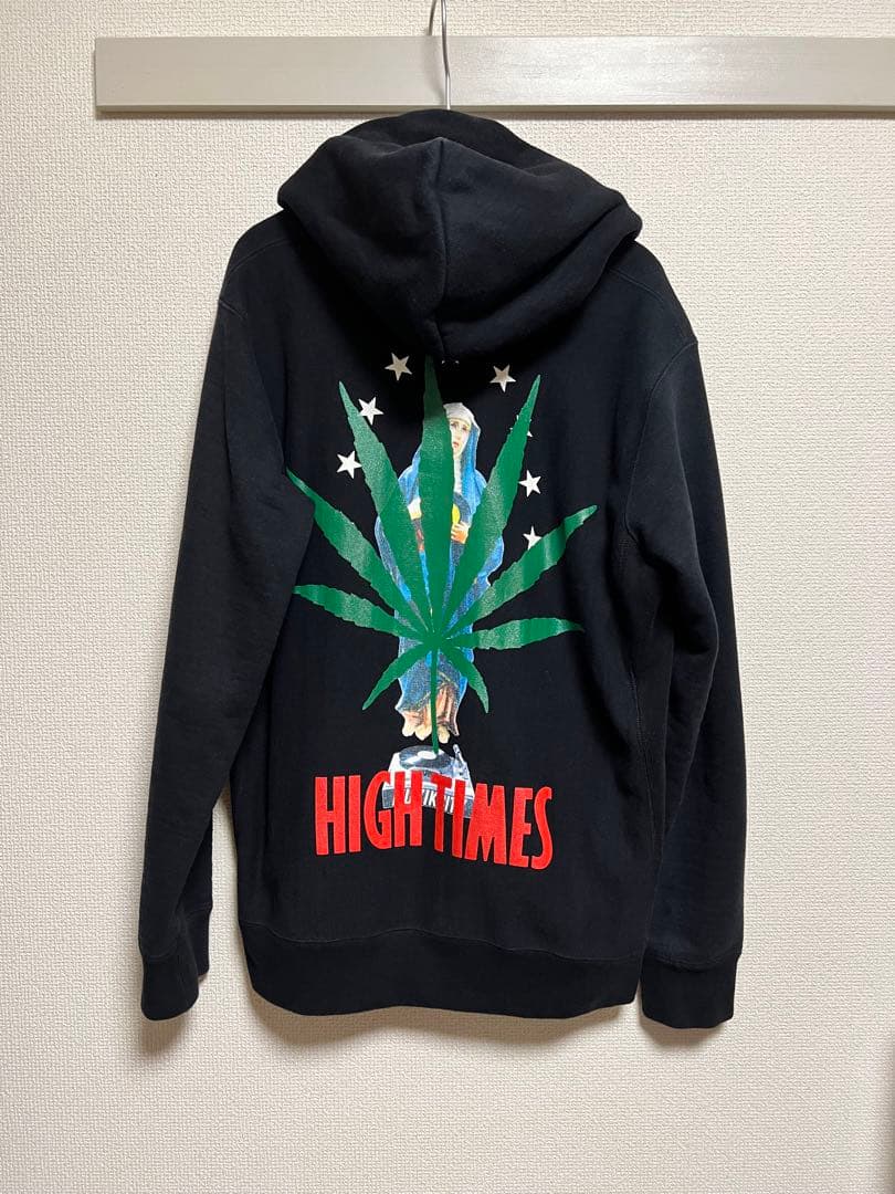 WACKO MARIA × HIGH TIMES バックプリントパーカー WACKO MARIA/HIGH TIMES / HEAVY WEIGHT HOODED SWEAT SHIRT（BLACK