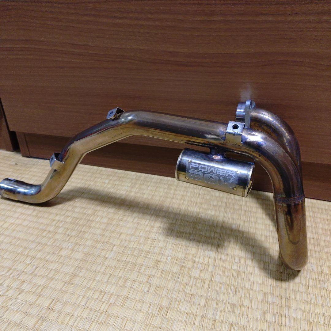 ＳＰ忠雄　POWER BOX エキゾーストパイプ 　ヤマハ　トリッカー用 YAMAHA / TRICKER POWERBOX PIPE | SP忠男オリジナルマフラー