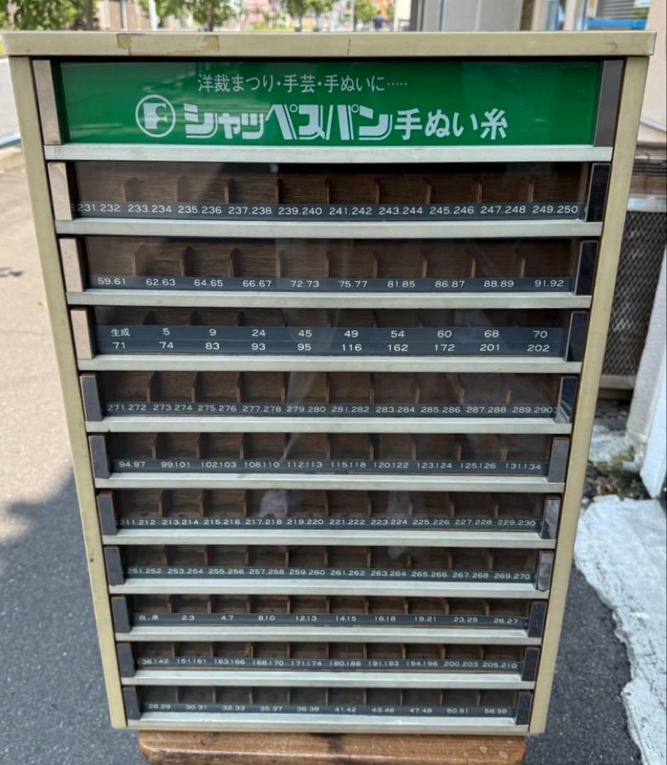 まみをさま専用です　シャッぺスパン手ぬい糸　収納ボックス　収納ケース　10段 ミシン糸収納 糸収納ケース 収納ボックス ダブルロック設計 手縫い糸