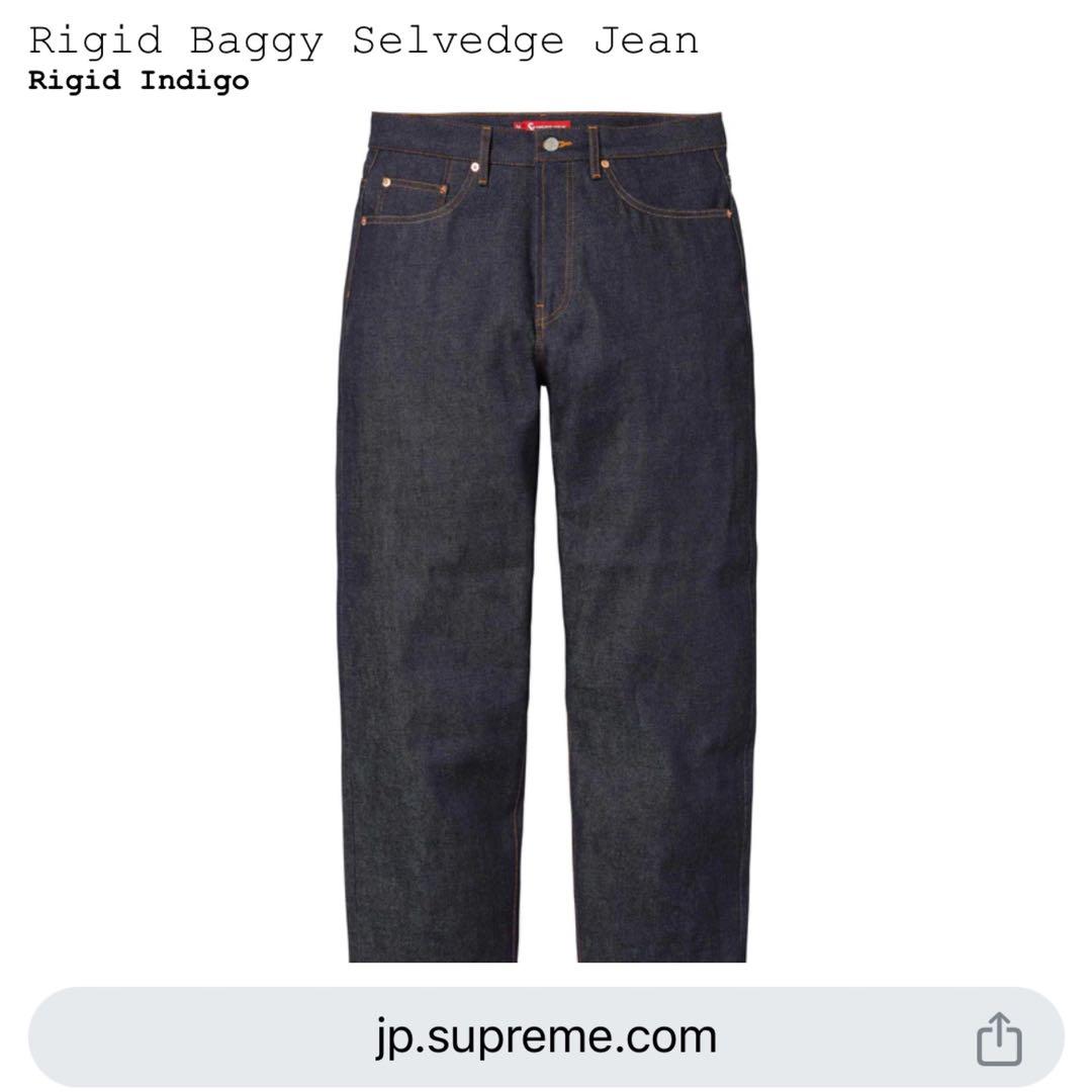 Supreme Rigid Baggy Selvedge Jean 34 日本製 - メルカリ