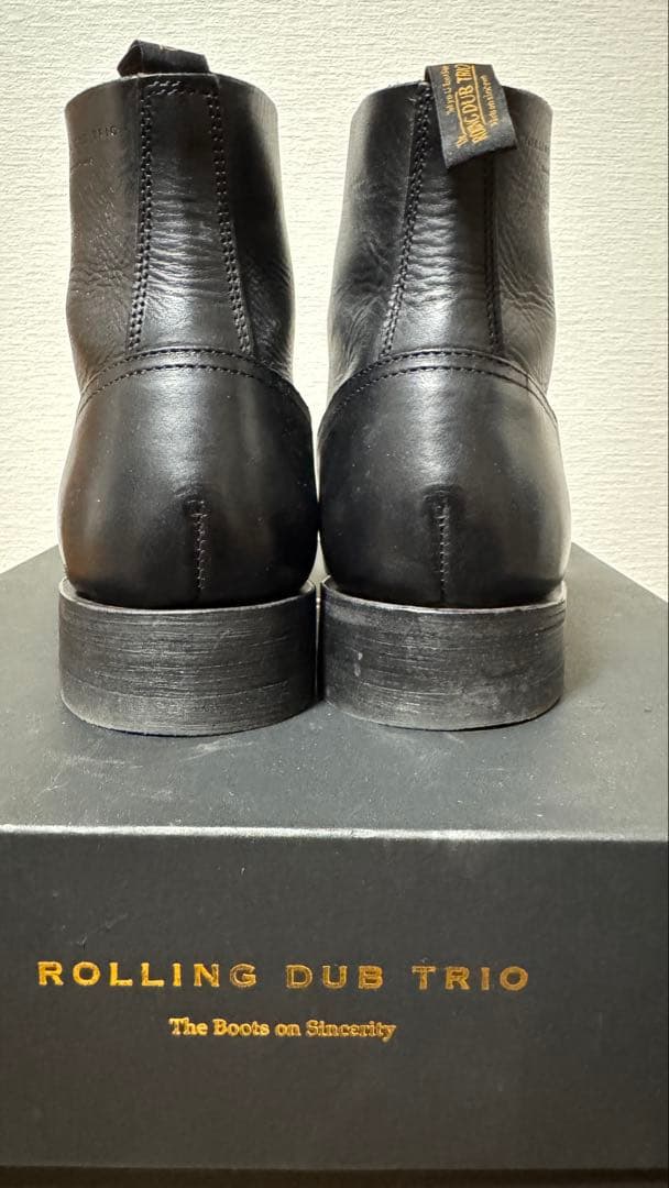 ローリングダブトリオ　ヴィンセント　黒　25.5cm 7h