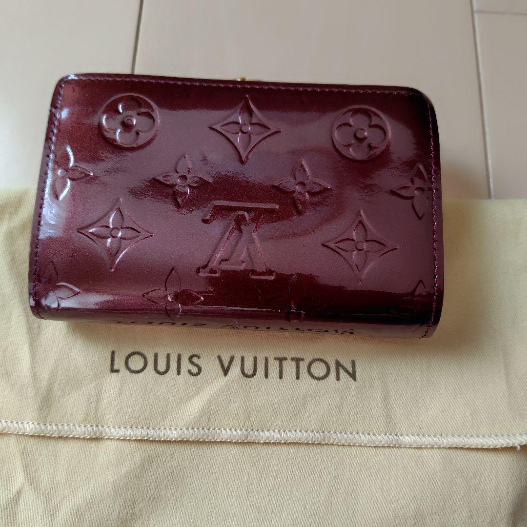 LOUISVUITTON ルイヴィトン ヴェルニがま口2つ折り財布 - メルカリ