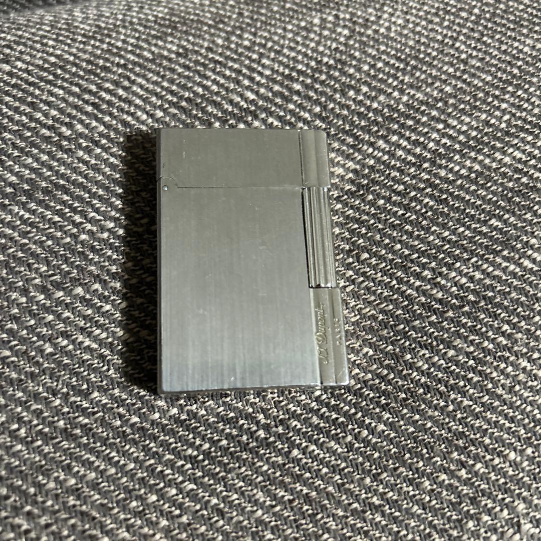 開閉音 良好　デュポン　ガスライター　シルバー　ヘアライン　ライン2s 開閉音 快音キーーン デュポン ガスライター ヘアライン シルバー