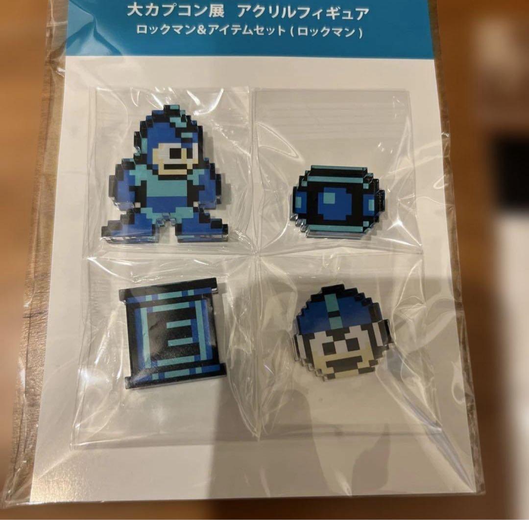 大カプコン展。ロックマン アクリルフィギュアセット - メルカリ