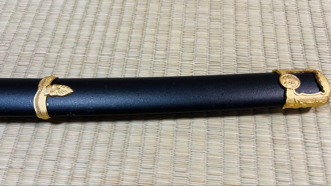 模造刀 海軍 軍刀 樋入り刀身 黒石目鞘 拵 大日本帝国 251021-1 - メルカリ