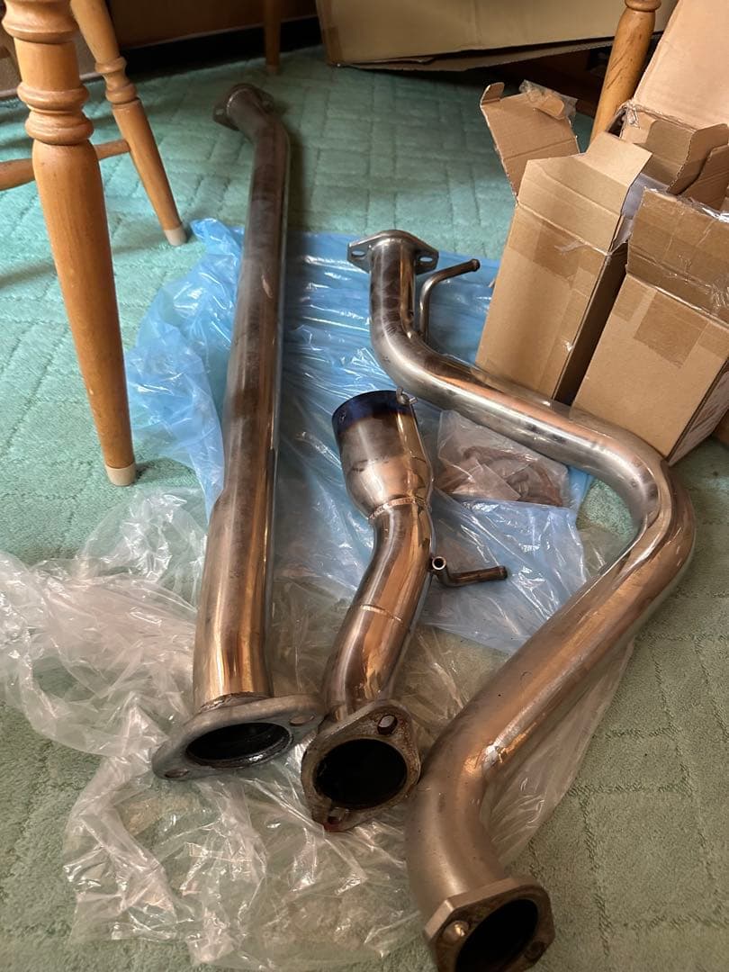 ステンレス製マフラー本体とアクセサリー ライブディオZX ライブディオSR AF34 AF35 ステンレス マフラー