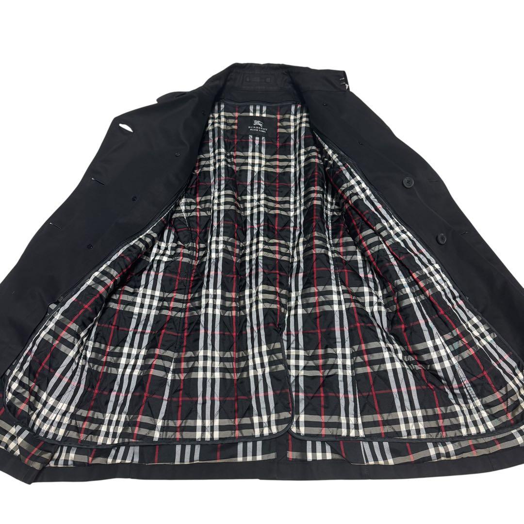 バーバリーブラックレーベル トレンチコート ノバチェック