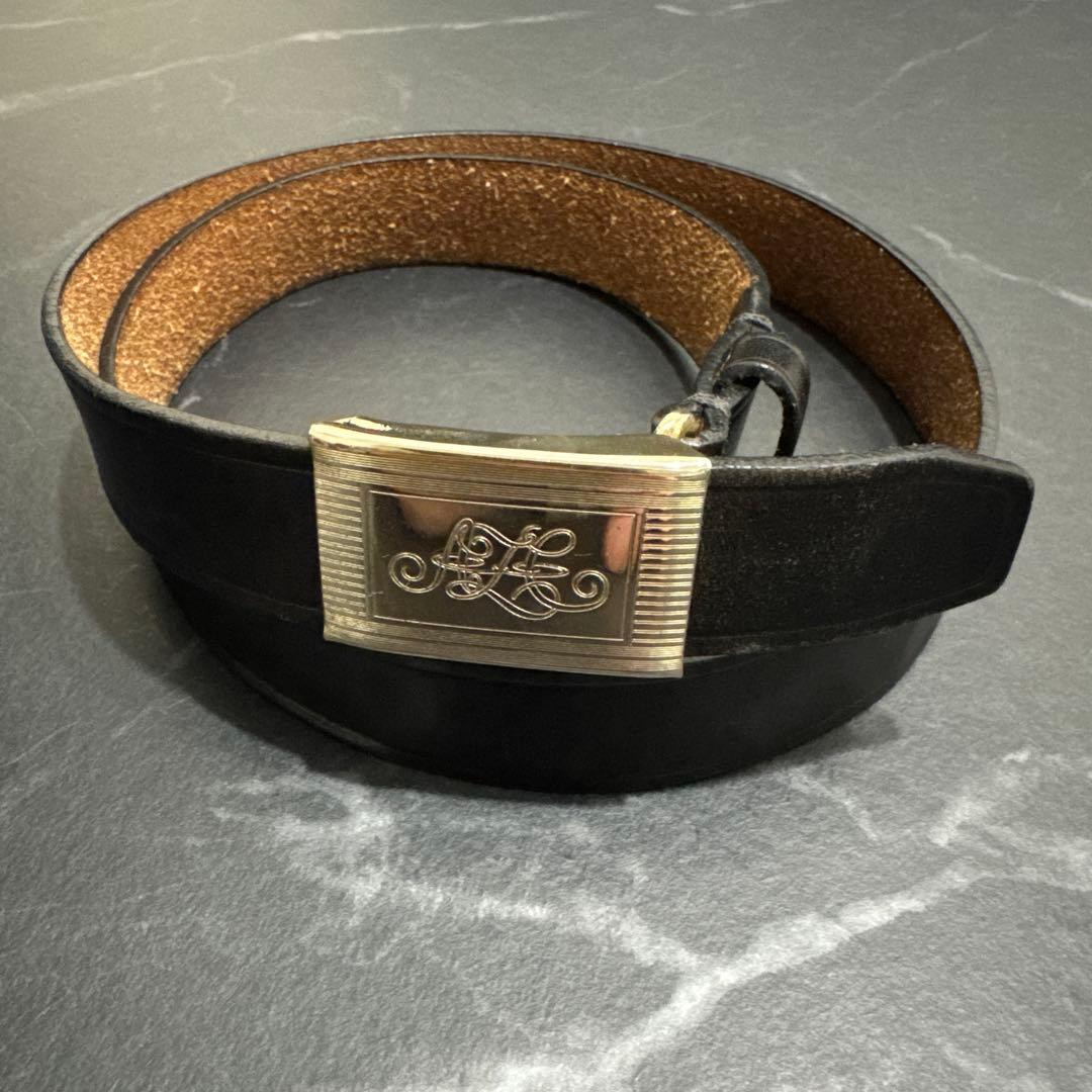 atlast initial belt ベルト 30インチ 中古・古着通販】ATLAST & CO (アットラスト) INITIAL BELT ブラック
