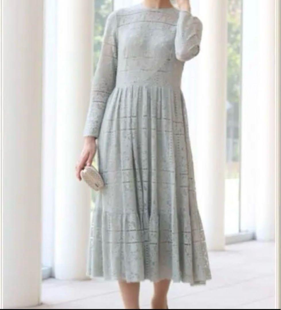 最終お値下げ！セルフォード 総レース 38 ロングワンピース 石原さとみ