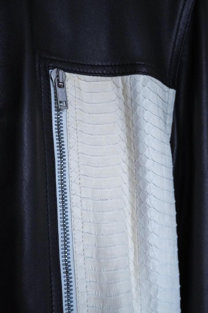 Rick Owens レザージャケット サイズ42 蛇革切替 TECUATL - メルカリ