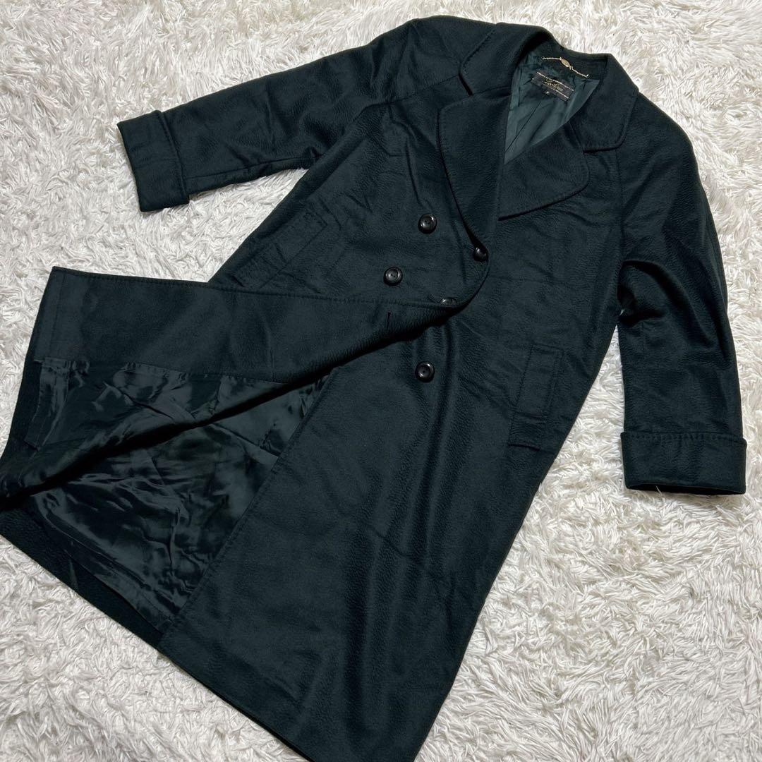 【2448】✨美品✨ レリアン ロングコート カシミヤ100% ダークグリーン 楽天市場】レリアンカシミア 100コートの通販