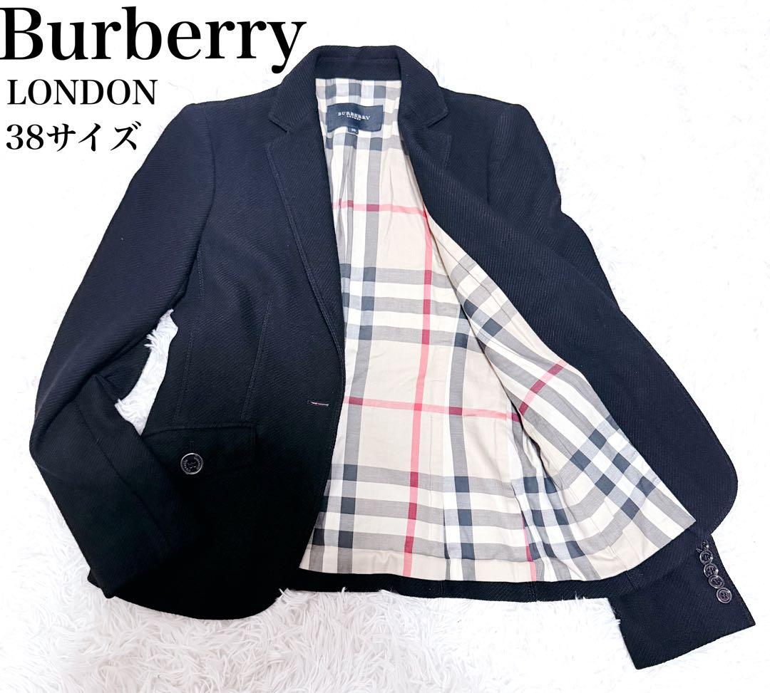 Burberry London 38 ノバチェック テーラードジャケット 短丈 - メルカリ