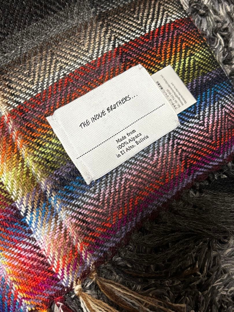 THE INOVE BROTHERS マルチカラースカーフ Multi Coloured Scarf – The Inoue Brothers