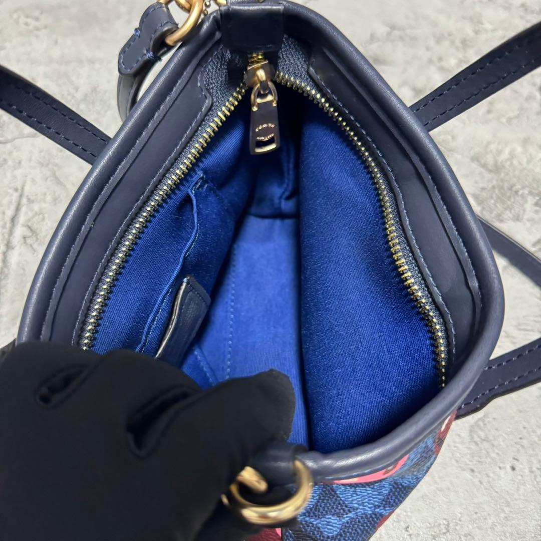 未使用級✨️コーチ 2way ショルダーバッグ ミニシティ チェリー