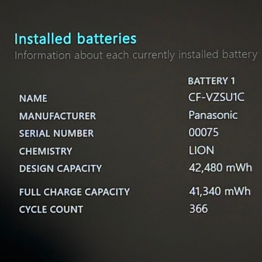 018 準美品 CF-SV1 i5 第11世代 16GB office2024