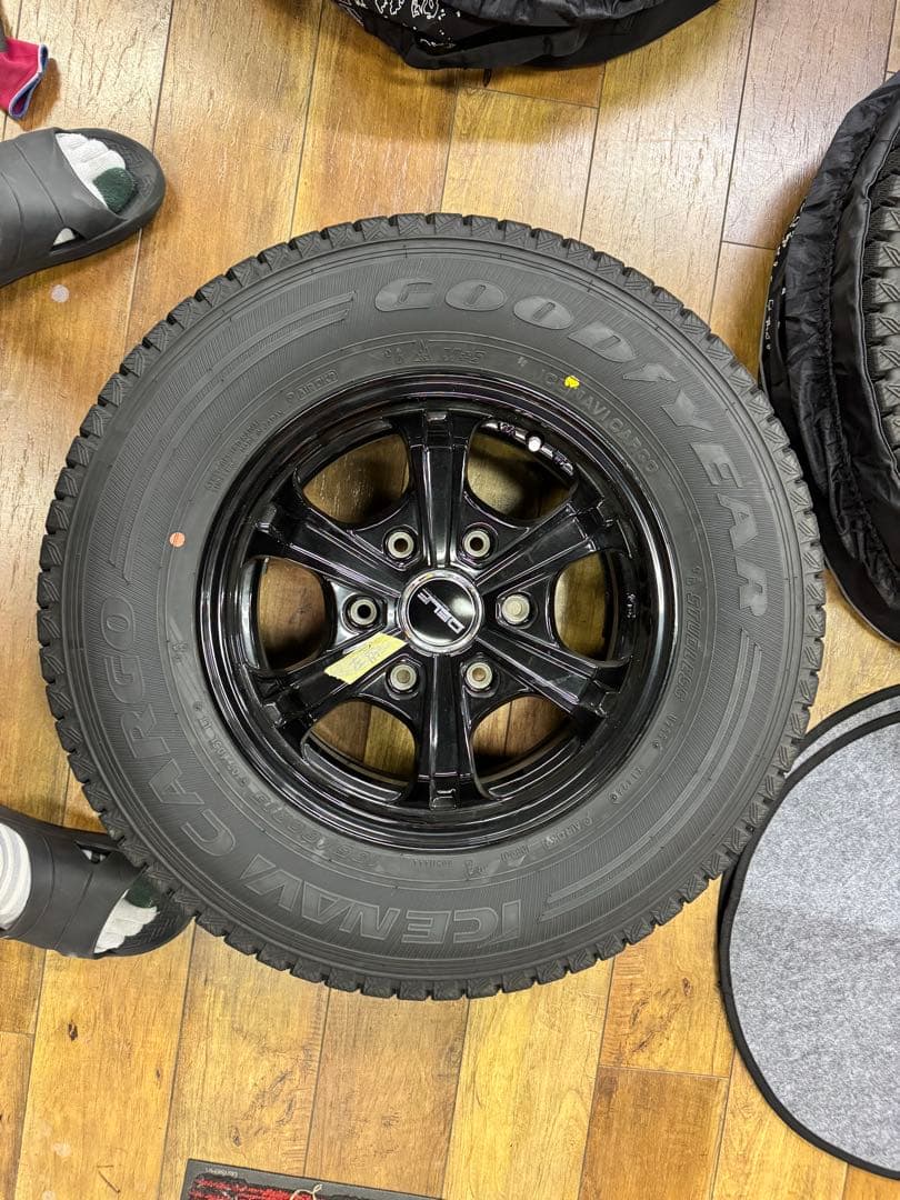 Goodyear IceNav Cargo 15インチ スタッドレスタイヤ アイスナビ CARGO 2026年製 グッドイヤー スタッドレス タイヤ ICE
