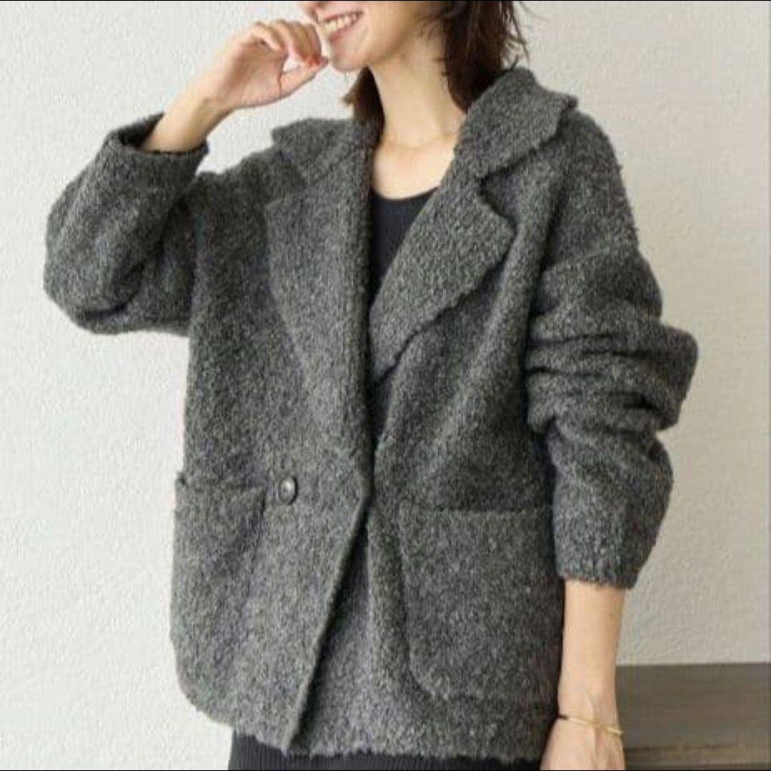 25AW【RIVE DROITE】ボアライクコーディガン RIVE DROITE｜【インフルエンサーYossshiiii企画】ボアライクコーディ