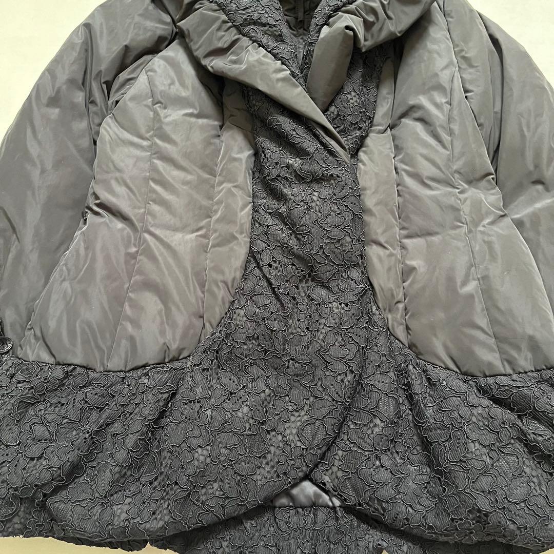 スーパービューティー✨ダウンコート ビジュー レース サイズ42