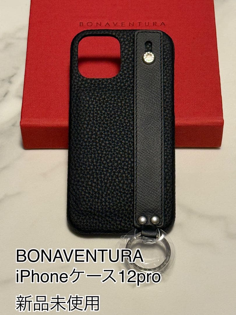 BONAVENTURA iPhoneケース 12/12pro ブラック BONAVENTURA（ボナベンチュラ） スマホケース (iPhone 12 / 12 Pro