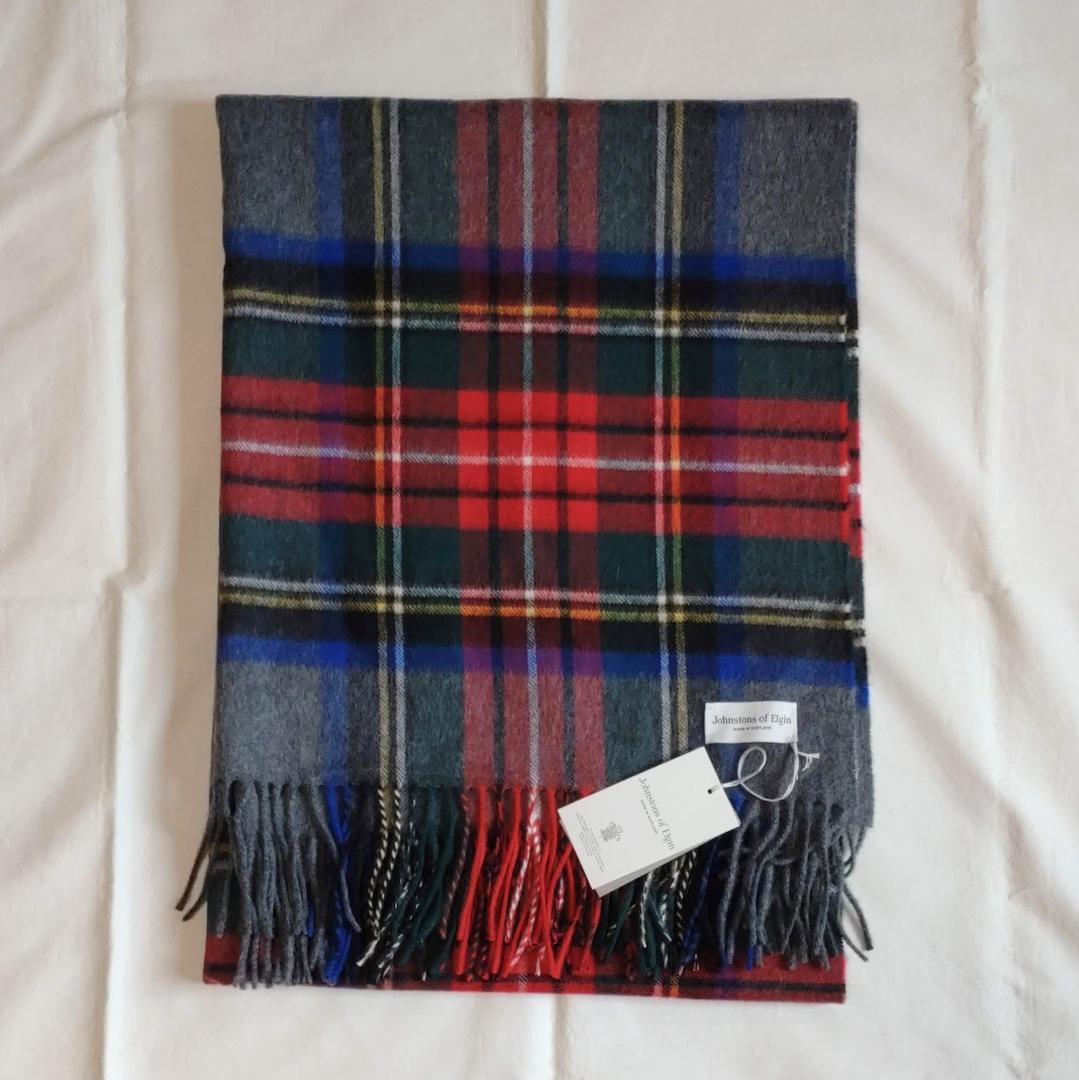深津絵里さん着☆新タグ☆日本別注☆新品 ジョンストンズ 大判カシミヤ