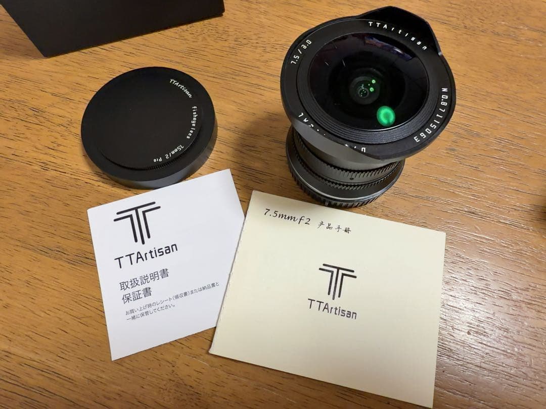 テ*ン様 TTArtisan 7.5mm F2 フィッシュアイレンズ　ニコンZマ