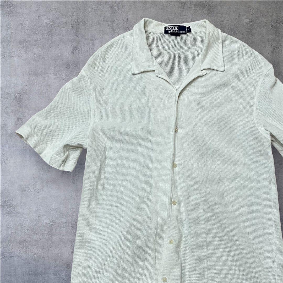 90s ポロラルフローレン オープンカラーシャツcaldwell コールドウェル