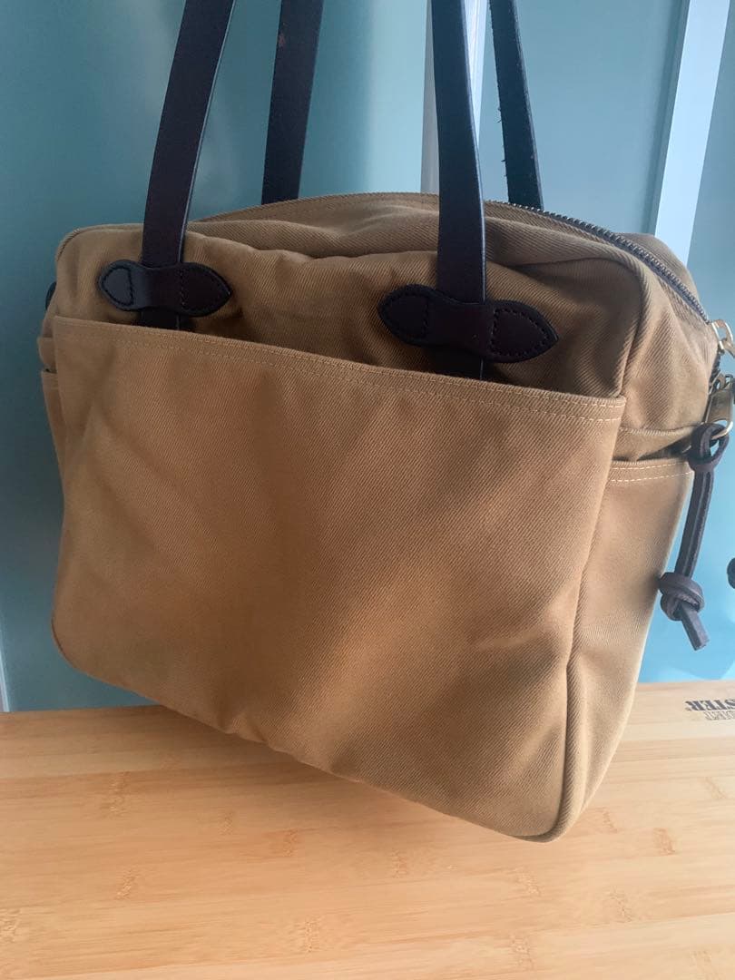 filson ラギッドツイル zipper tote トート タン tan - メルカリ