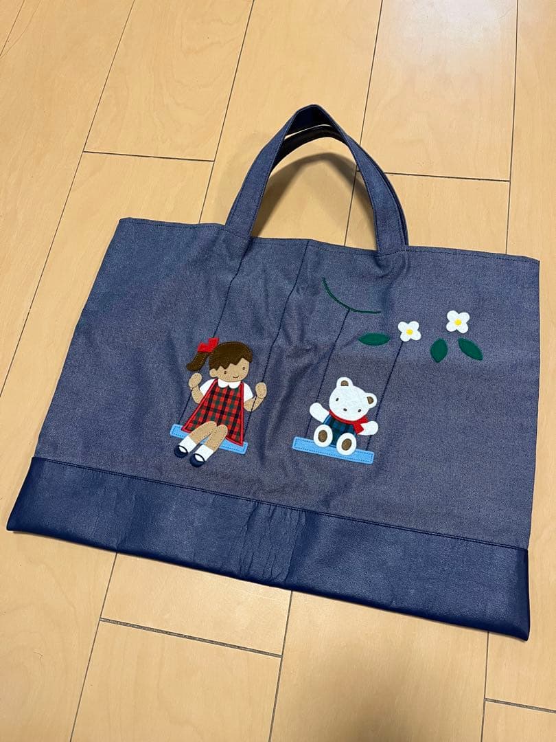 美品　ファミリア　デニムバッグ　女の子　ブランコ　くま ミニデニムバッグ｜ファミリア公式オンラインショップ | ファミリア