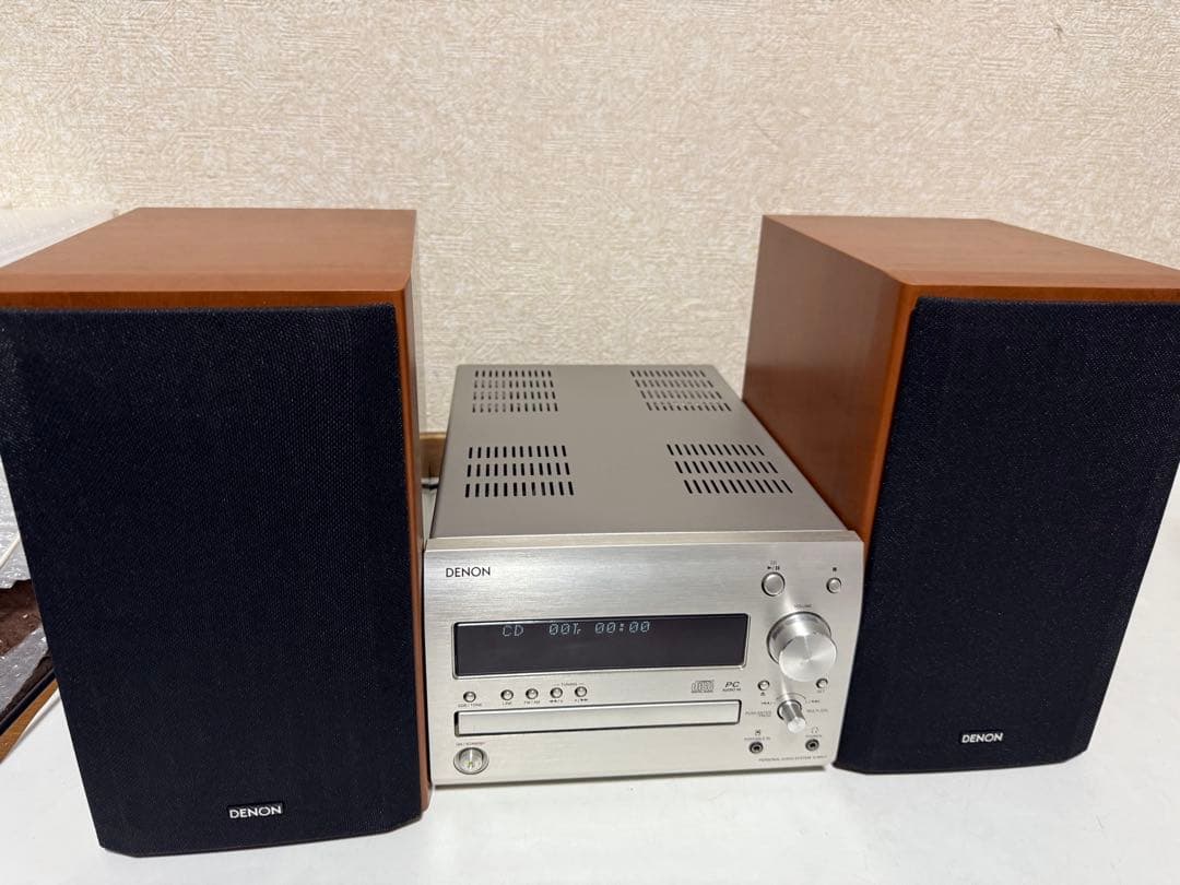 DENON パーソナルオーディオシステム　D-MX11 CDミニコンボ Amazon.co.jp: Denon パーソナルオーディオシステム 木目 D-MX11-M