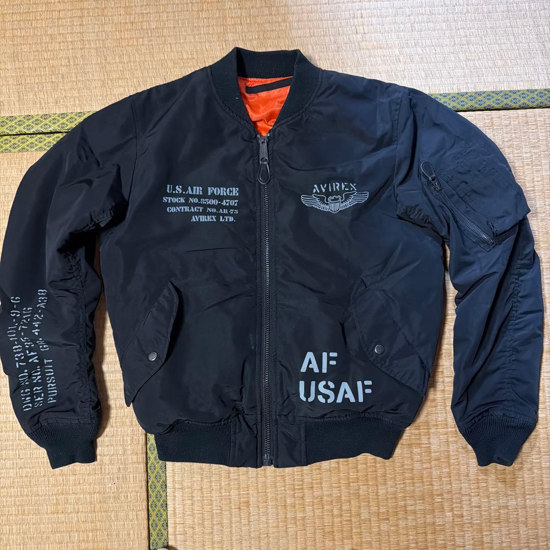 重*彦様 Ｕ.Ｓ.AIR FORCE フライトジャケット　MA-1 50's U.S.AIR FORCE MA-1 フライトジャケット 黒タグ 1st 最初期 MIL-J