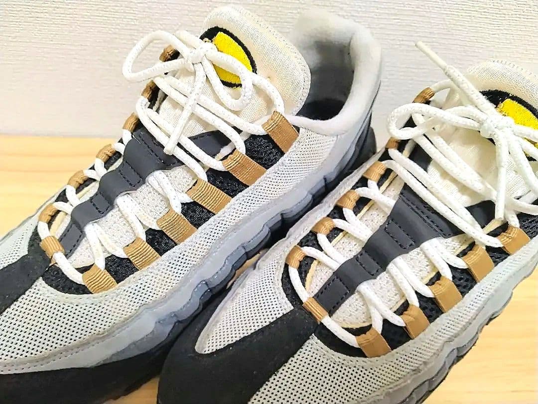 ナイキ エアマックス95 ブラック×グレー 27.5cm／NIKE airmax