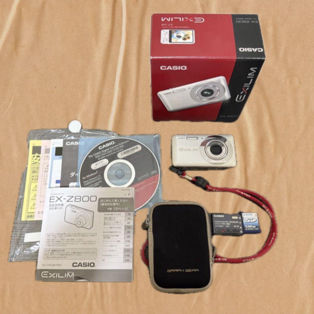 CASIO EX-Z800 コンパクトデジタルカメラ CASIO EXILIM EX-Z800 コンパクトデジタルカメラを福岡県糟屋郡志免町