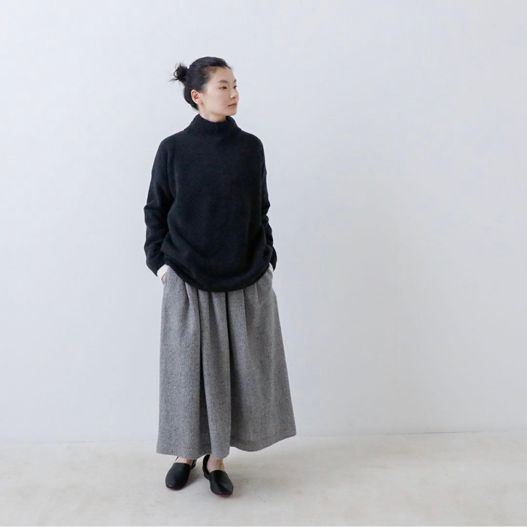 定価30,800円 今期タグ付き evam eva ウール ロングスカート 楽天市場】evam eva エヴァムエヴァ ウール ロング コート e253t209