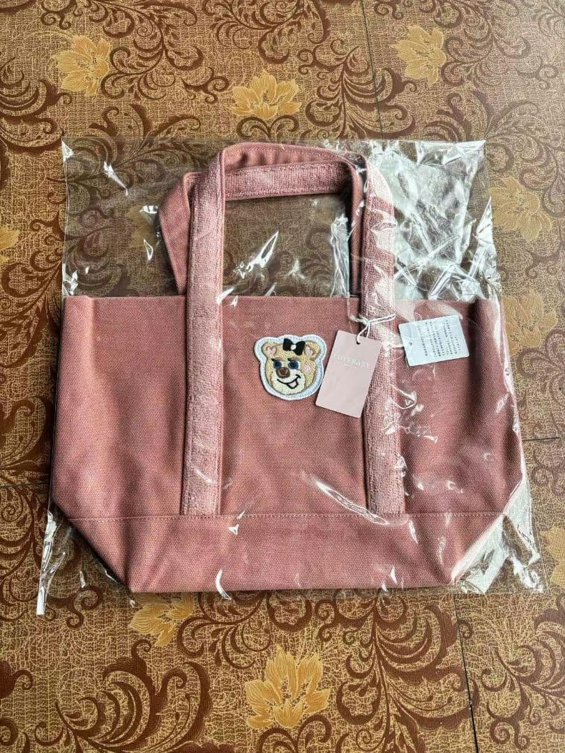 オールドテディガール ワッペントートバッグ ピンク【小】 未開封】 オールドテディガール ワッペントートバッグ ピンク 小