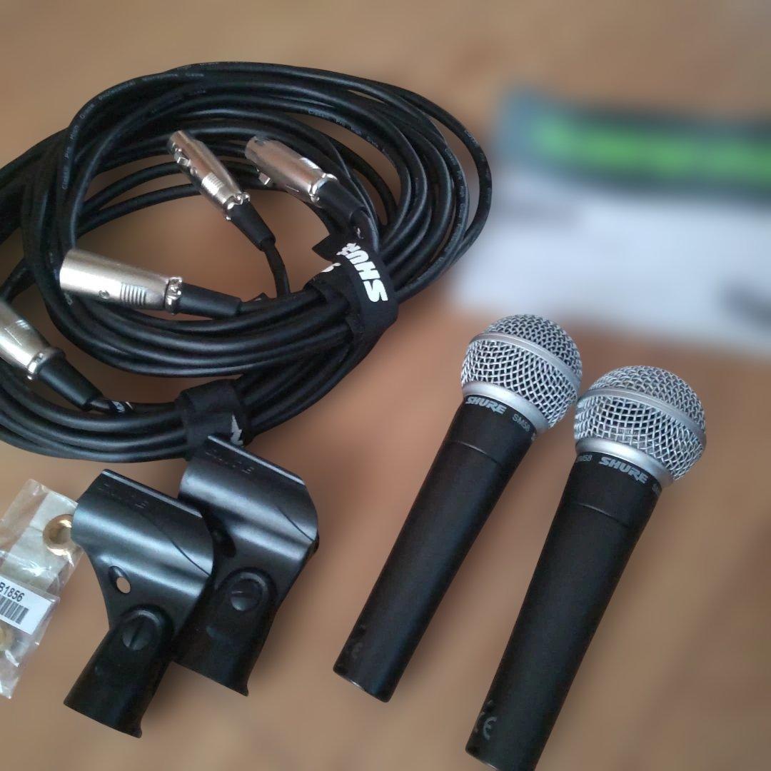 SHURE SM58 2本セット ケーブル付 SHURE（シュア） シュア / SM58 LCE (豪華3点セット) ダイナミック