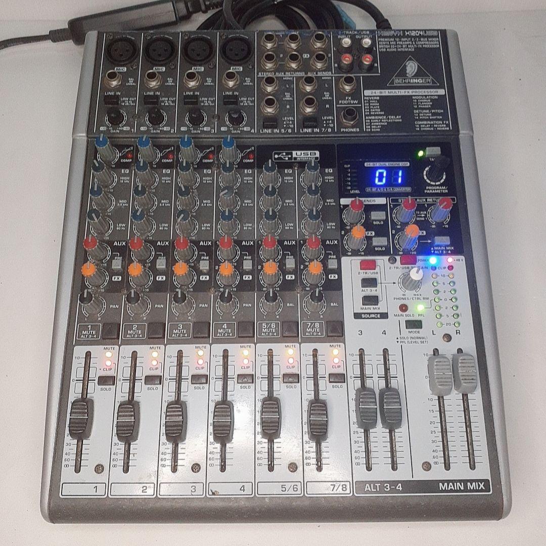 Behringer XENYX X1204USB アナログミキサー動作品 Behringer | Product | XENYX X1204USB
