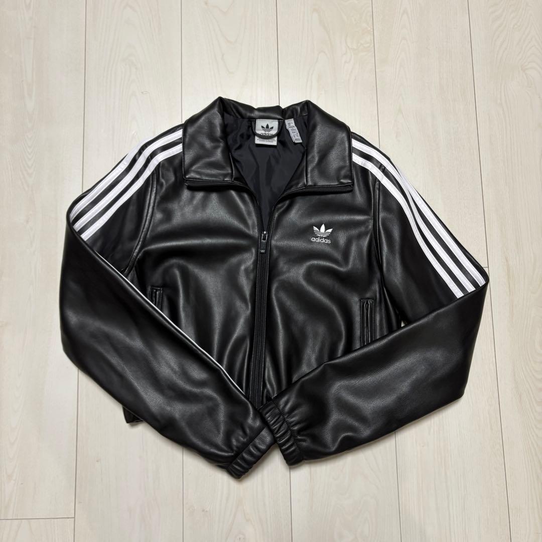 adidas ブラック レザージャケット M adidas（アディダス） コート ジャケット メンズ : ZOZOTOWN Yahoo!店