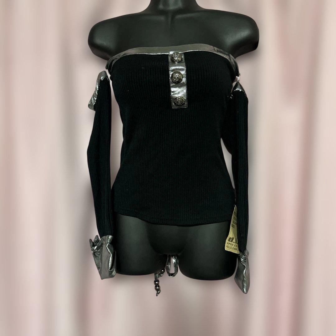 新品未使用　d.i.a オフショルダーリブニットトップス オフショルダー リブ ニット トップス