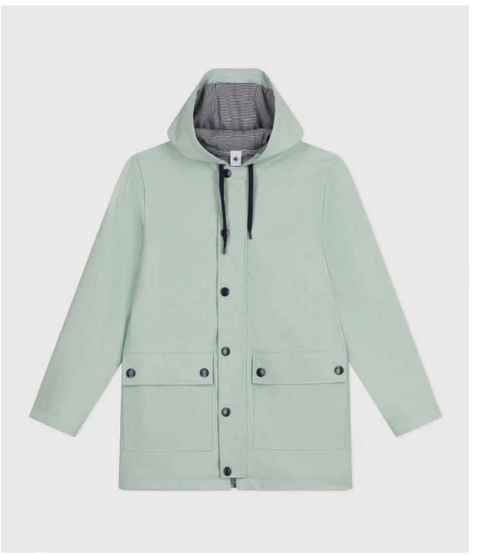 美品　プチバトーヨットパーカーアウタースS　ライトグリーン シーズンレスで活躍する万能アウター♡プチバトーの大定番「 ヨット