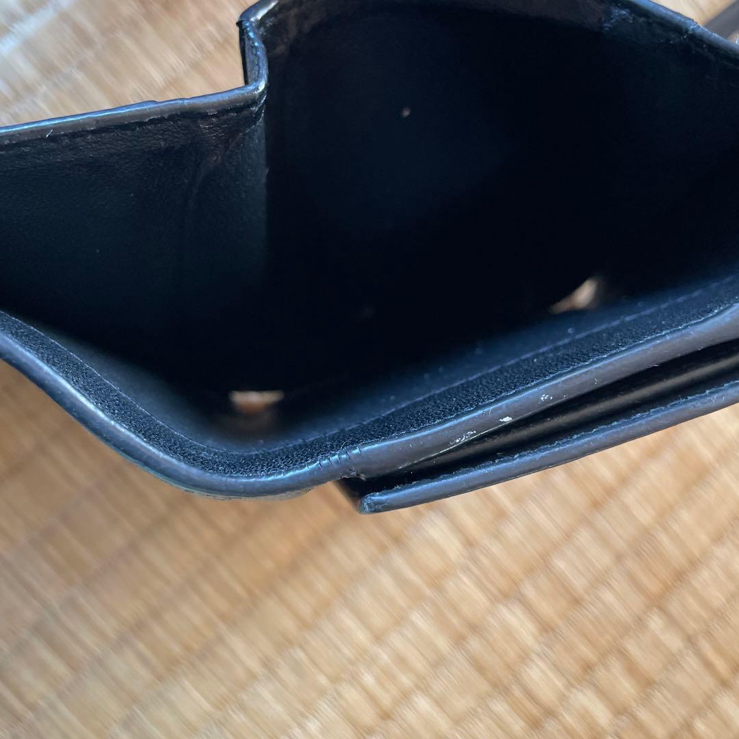 値下げ交渉可】サンローラン 三つ折り財布 カランドラ ブラック - メルカリ