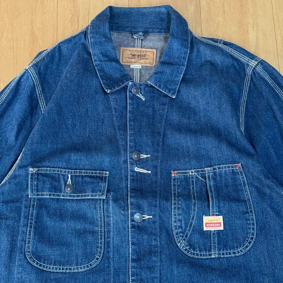 Levi's 90s 香港製 70742-12 デニム カバーオール - メルカリ