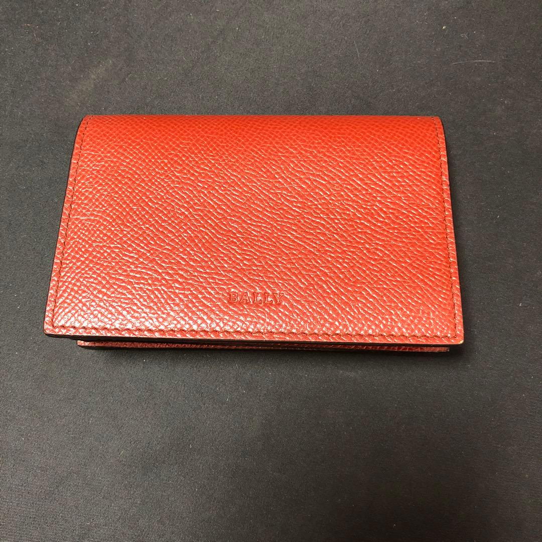1♪63 BALLYカードケース　茶色 BALLY カードケース キーリング付 ブラウンゴールド 箱付き - メルカリ