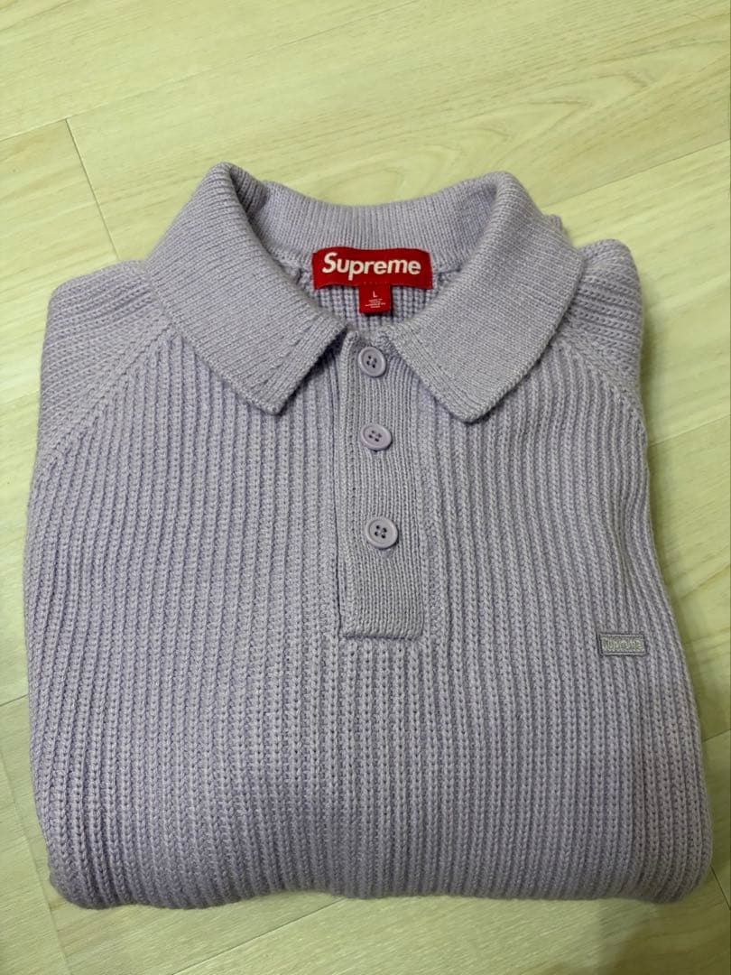 Supreme Small Box Polo Sweater Lavender - メルカリ