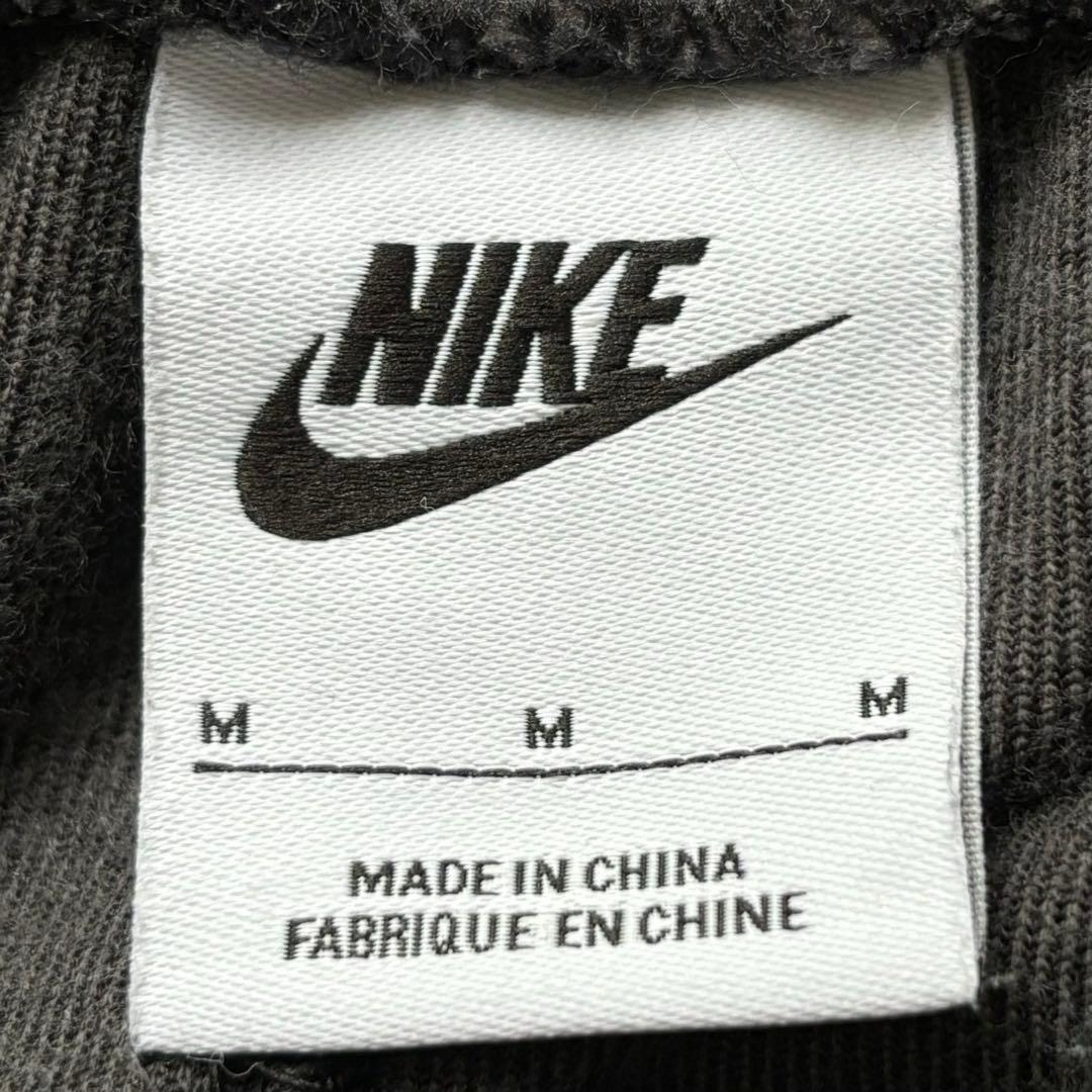 美品□NIKE ナイキ【M】ベロア セットアップ ブラック 刺繍ロゴ